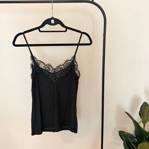 Zara Black Lace Cami